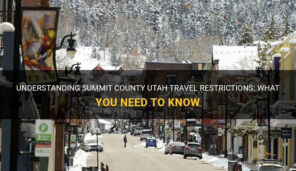 summit county utah travel restrictions