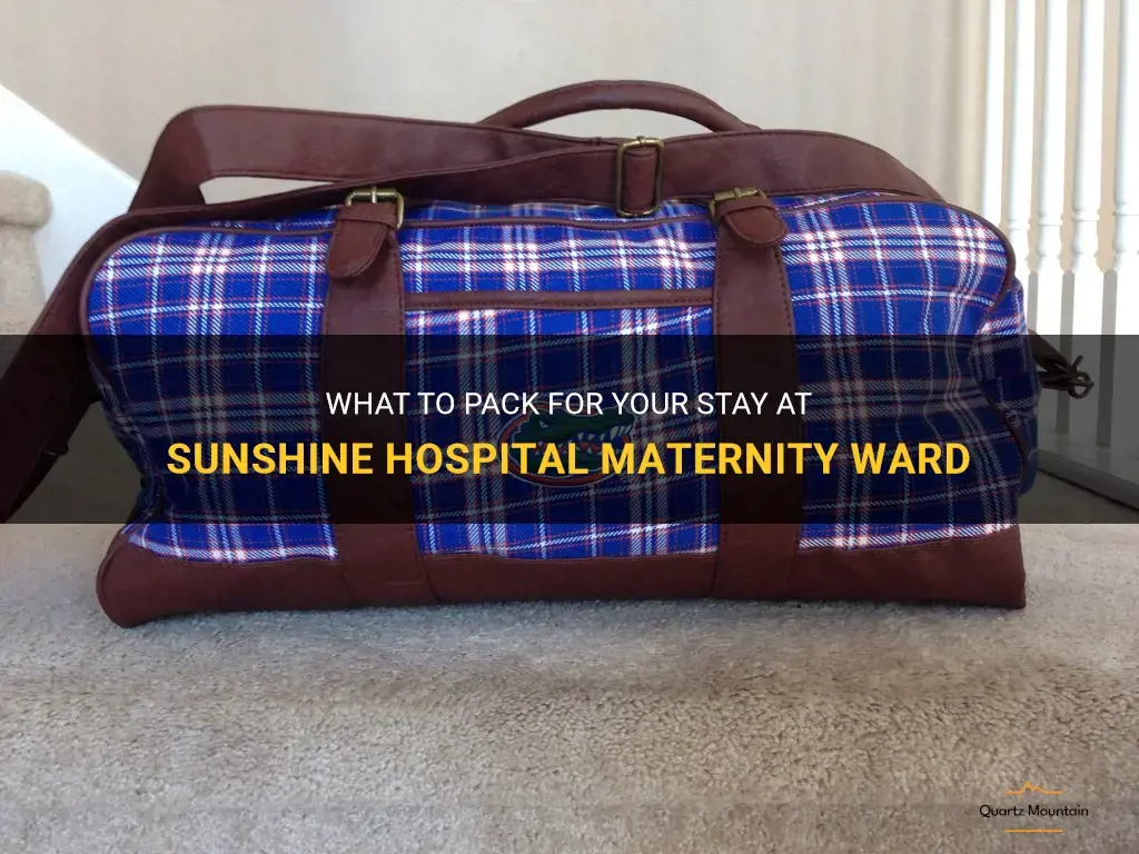 sunshine hospital maternity what to pack