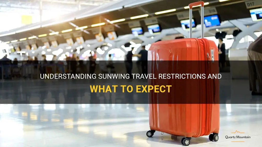 sunwing travel restrictions