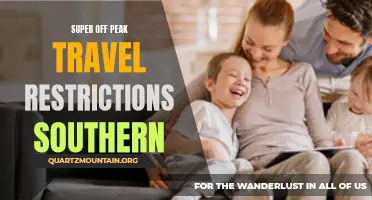 Understanding the Southern Super Off-Peak Travel Restrictions