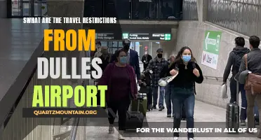 Understanding the Travel Restrictions from Dulles Airport: Your Guide