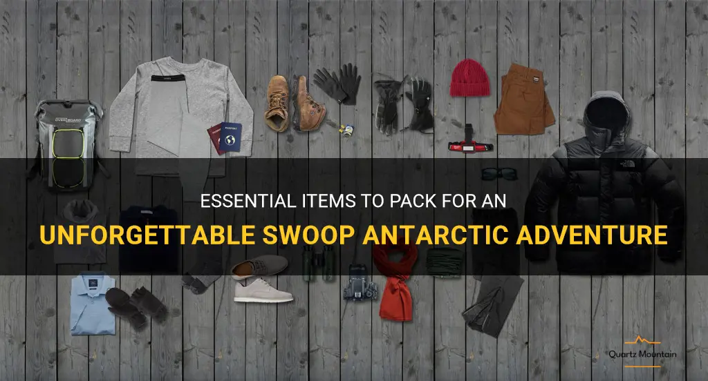 swoop antarctica what to pack