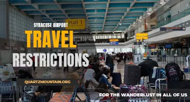 Navigating Syracuse Airport's Travel Restrictions: What You Need to Know