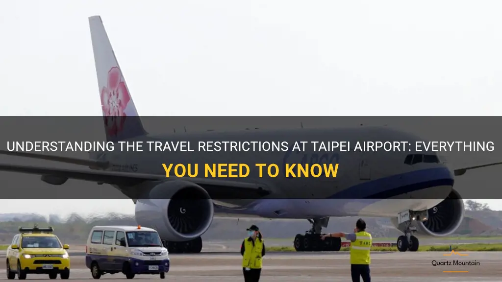 taipei airport travel restrictions