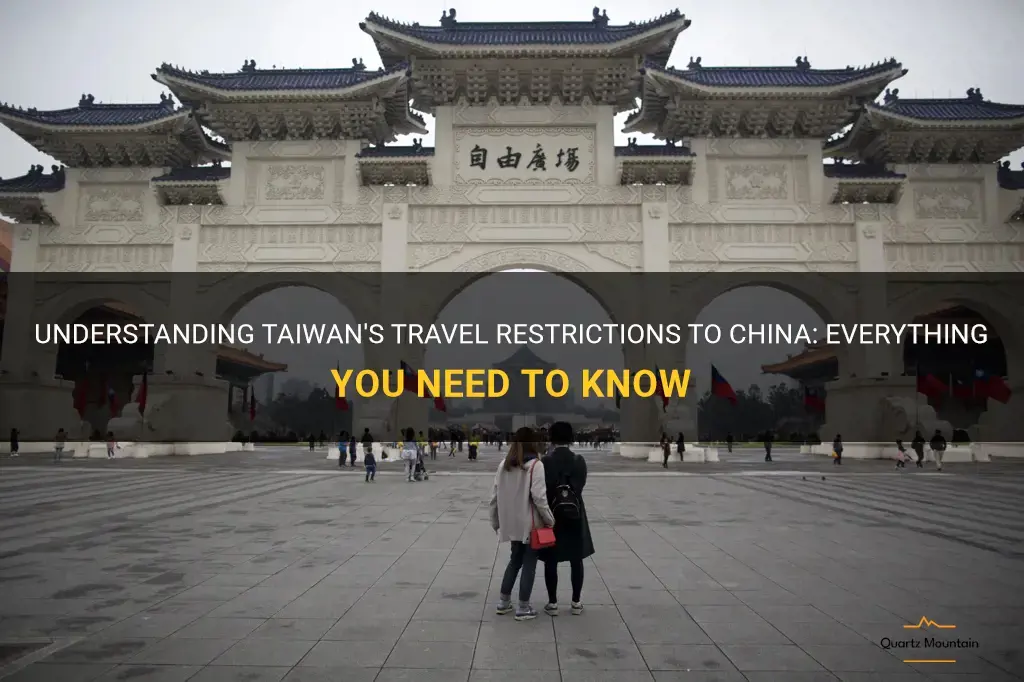 taiwan to china travel restrictions