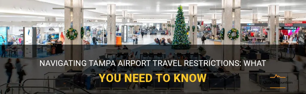 tampa airport travel restrictions
