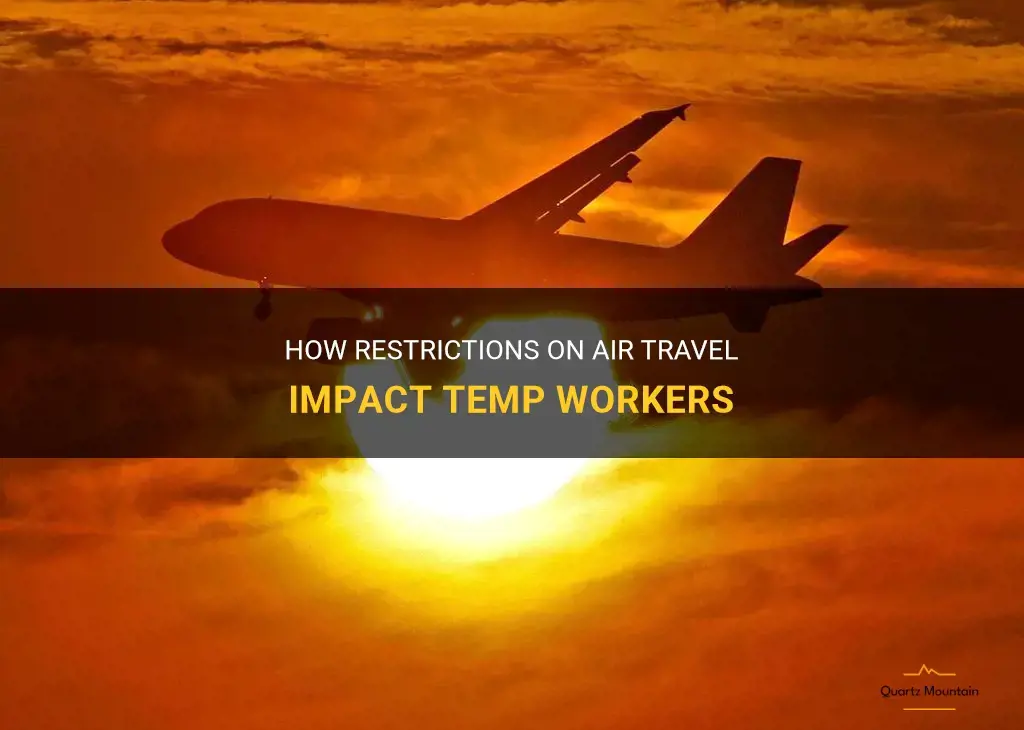 temps that restrict air travel
