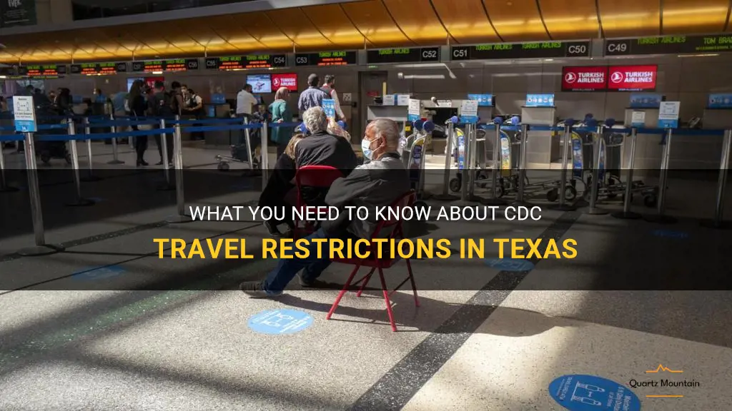 texas cdc travel restrictions