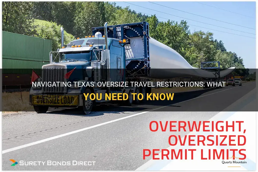texas oversize travel restrictions