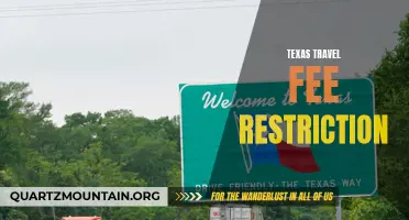 Exploring Texas: Navigating Travel Fee Restrictions