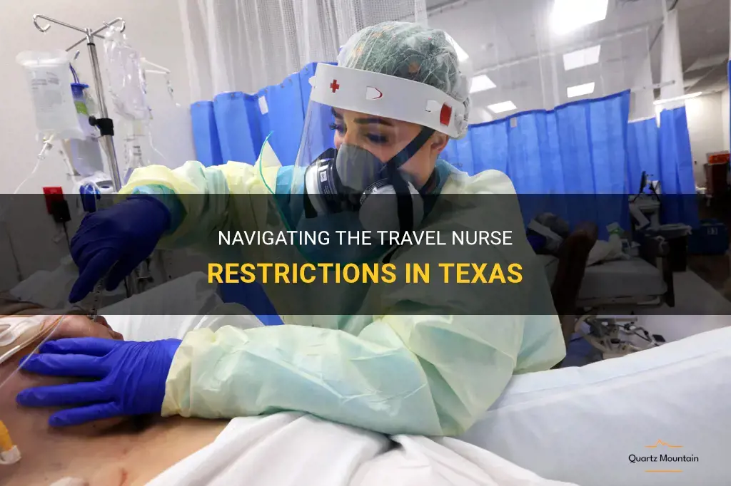 texas travel nurse restrictions