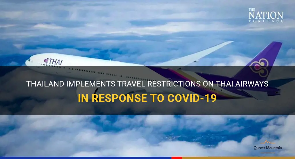 thai airways travel restrictions