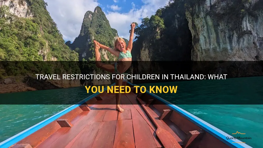 thailand travel restrictions children