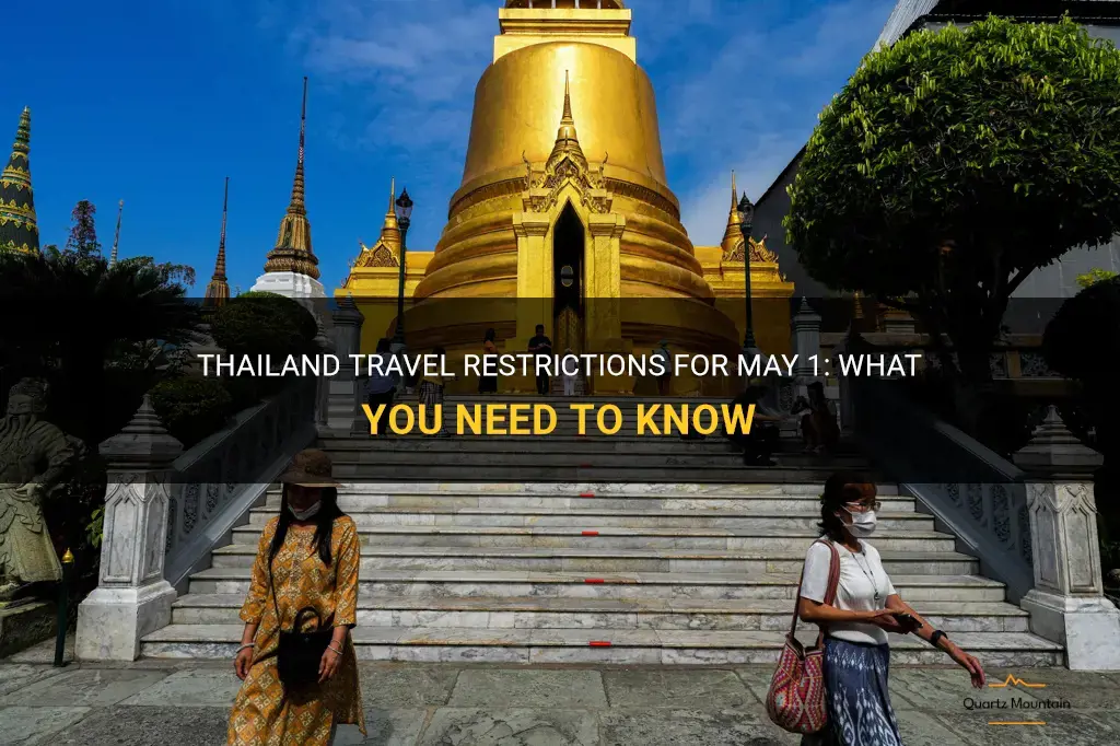 thailand travel restrictions for may 1