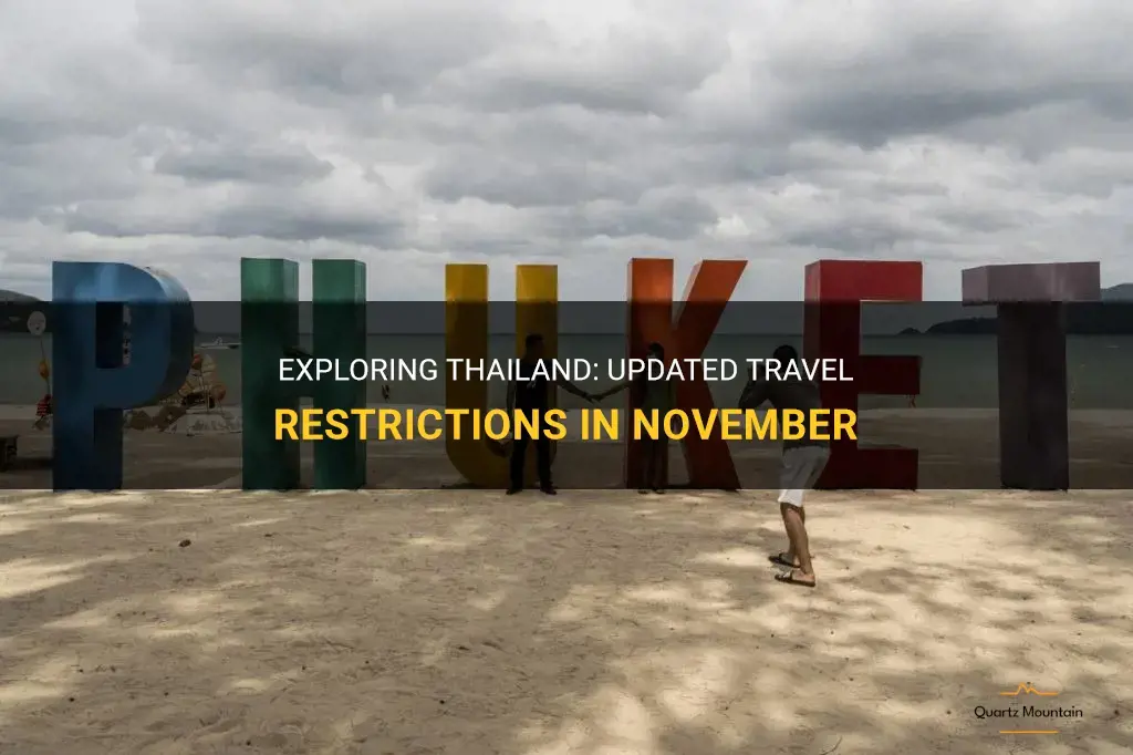 thailand travel restrictions november