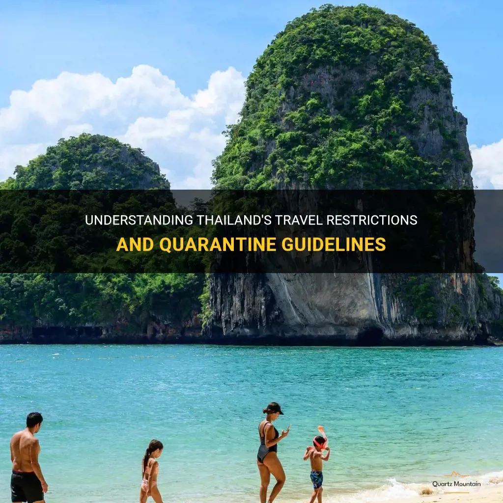 thailand travel restrictions quarantine