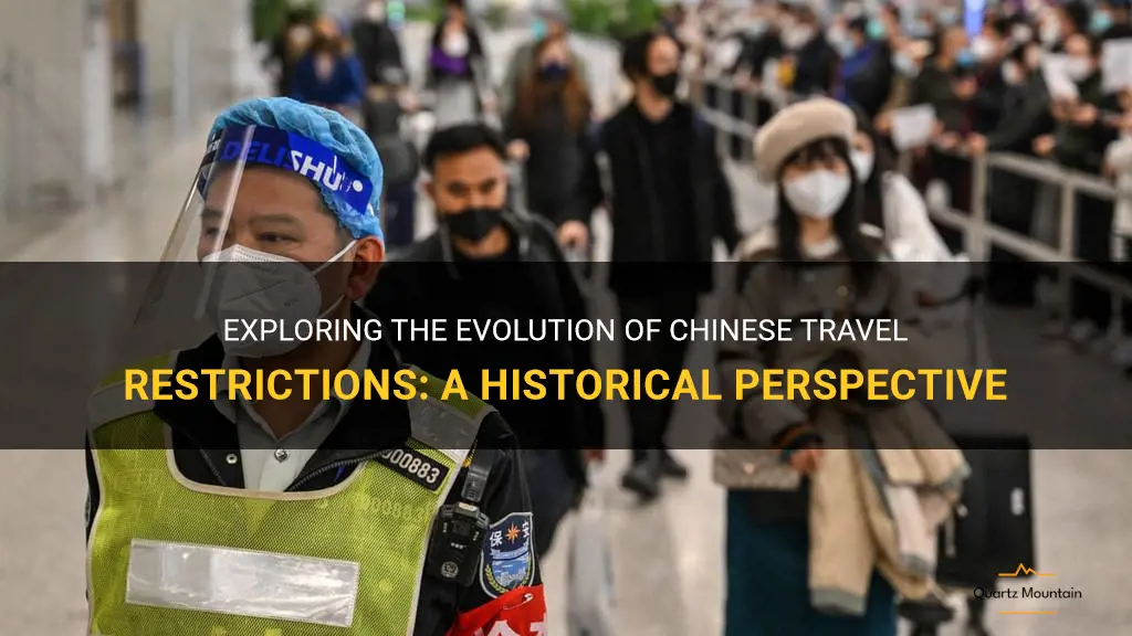 the historiy of chinese travel restrictions