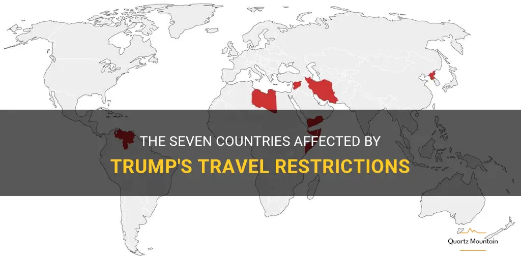 the seven country trump put travel restriction on