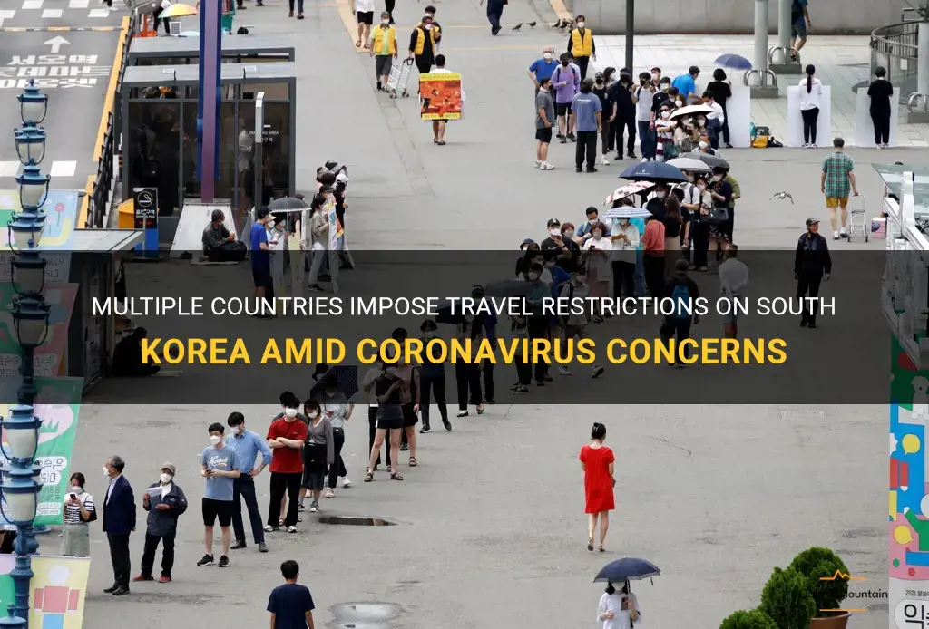 these countries just restricted travel from south korea
