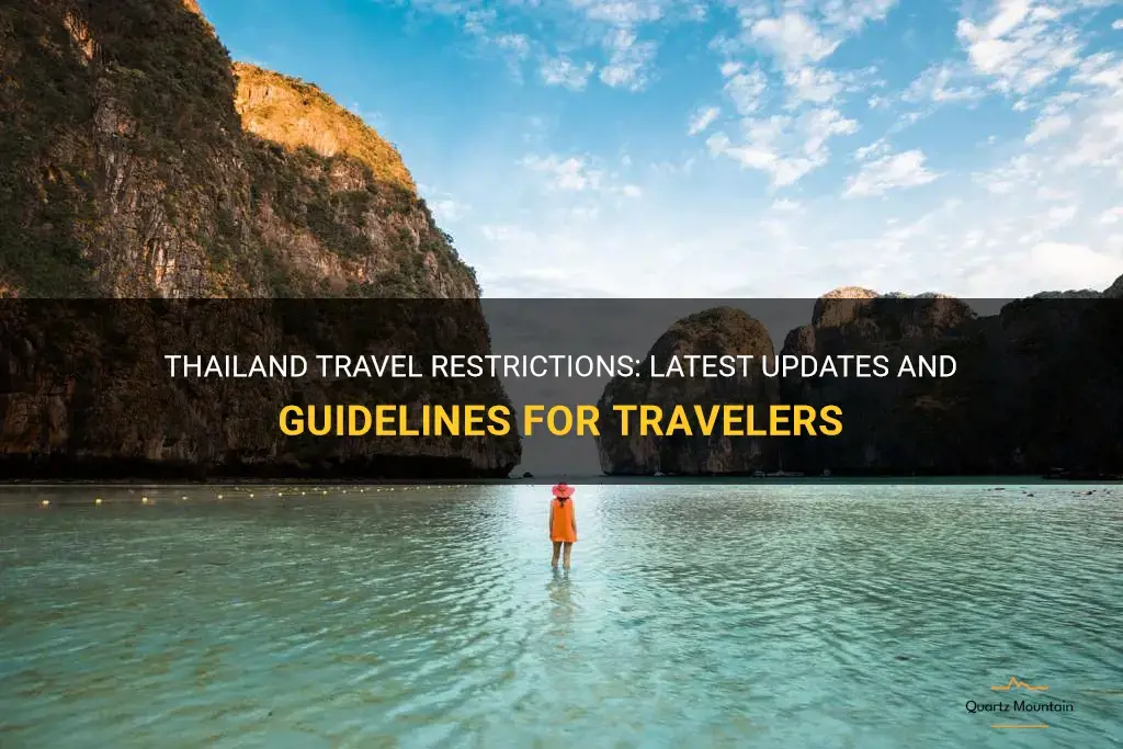 thialand travel restrictions