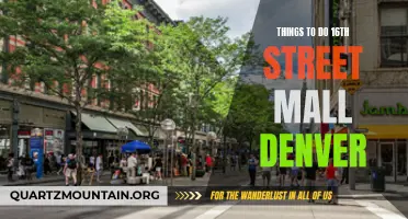 Top 10 Things to Do on 16th Street Mall in Denver