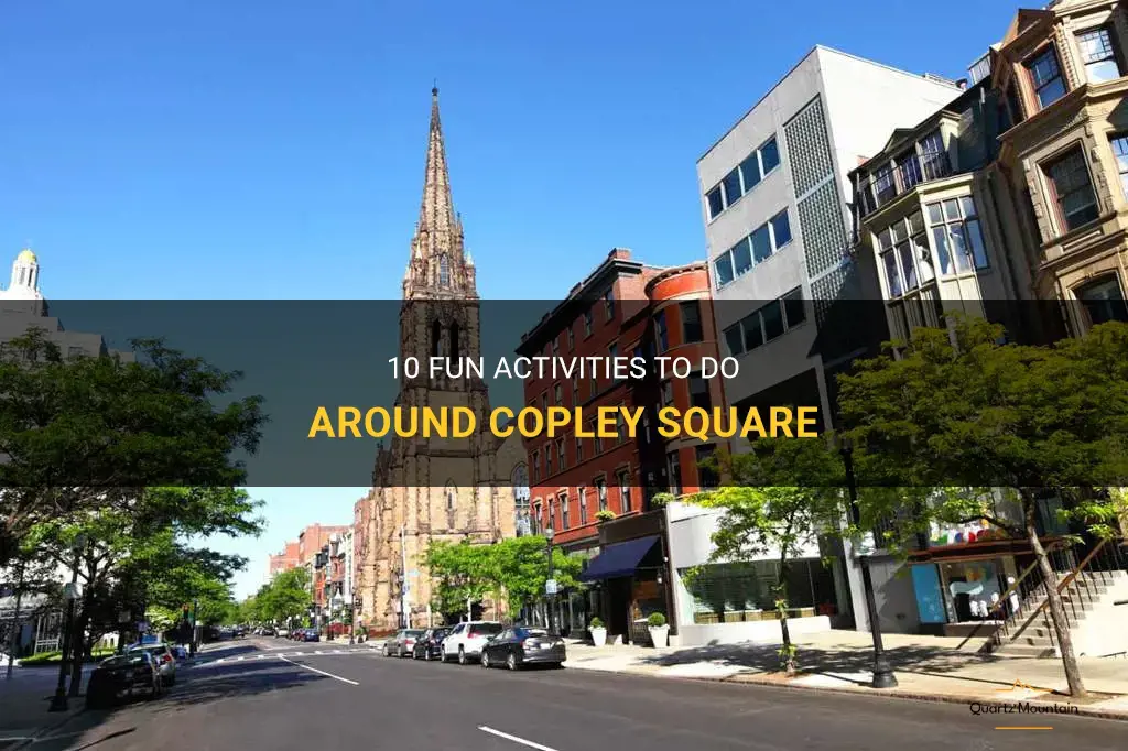 things to do around copley square