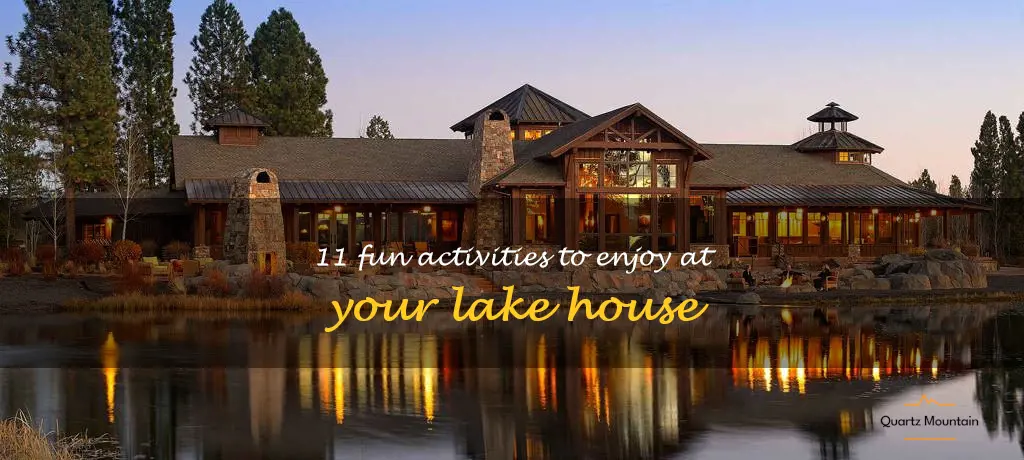things to do at a lake house