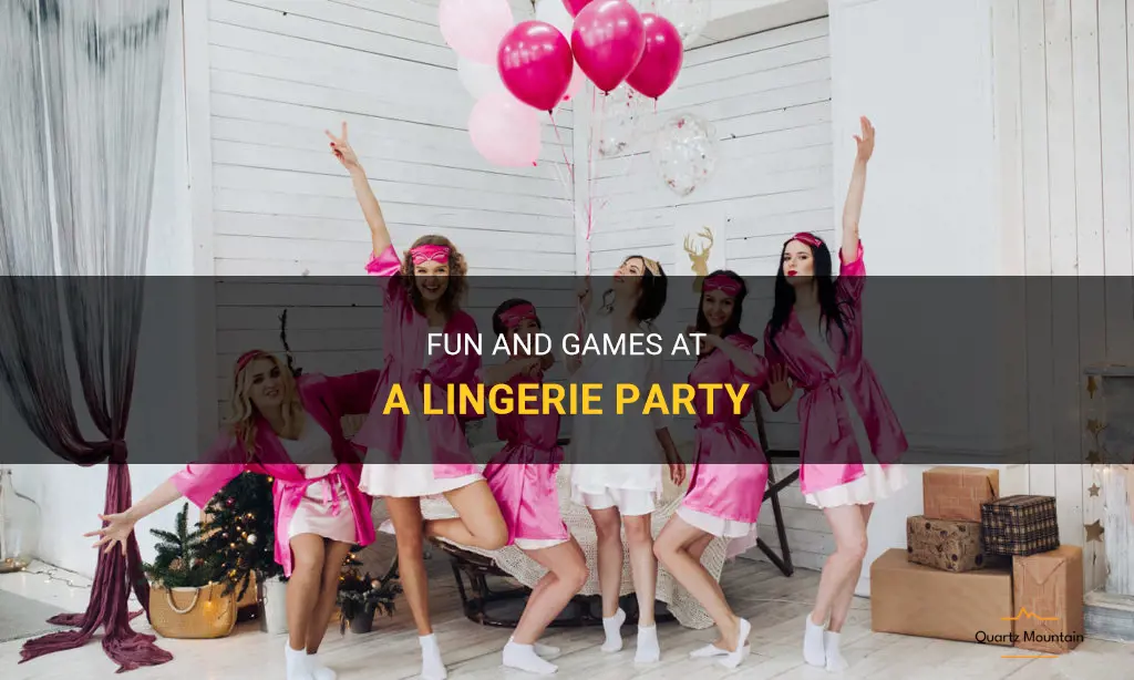 things to do at a lingerie party