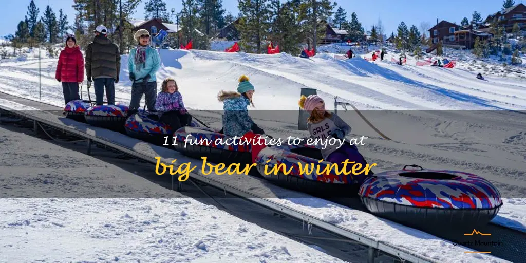 things to do at big bear in winter