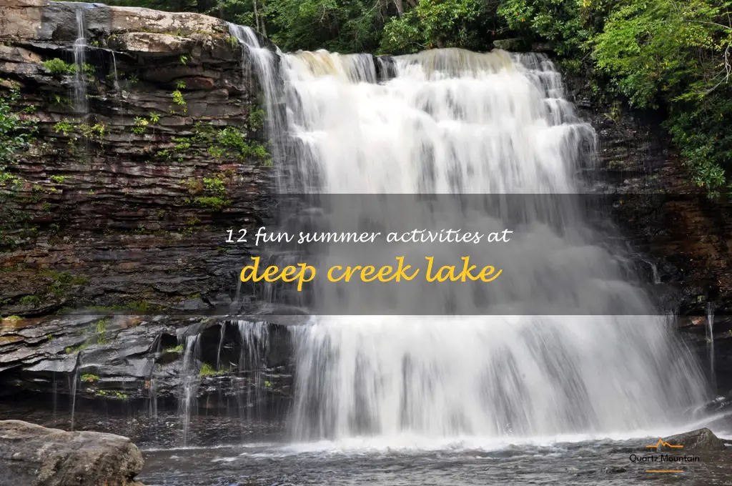 things to do at deep creek lake in the summer