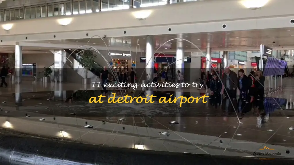 things to do at detroit airport