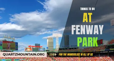 14 Awesome Things to Do at Fenway Park