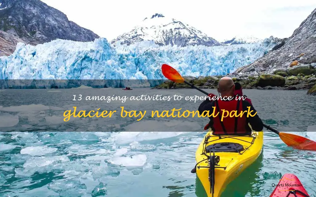 things to do at glacier bay national park