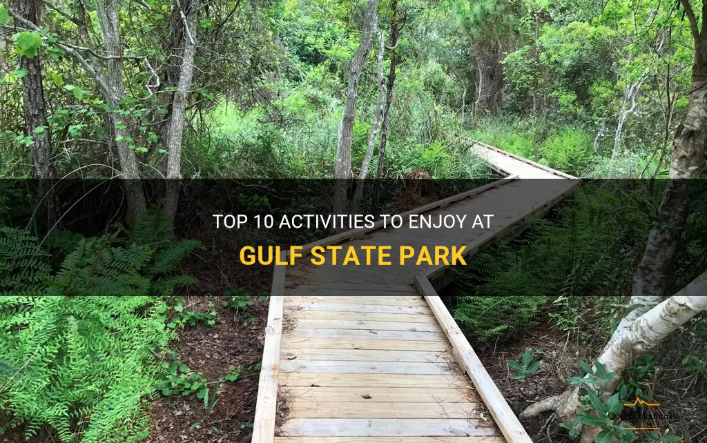 things to do at gulf state park