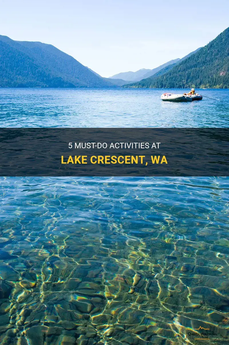 things to do at lake crescent wa