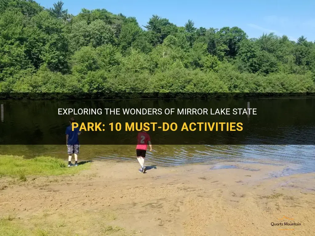 things to do at mirror lake state park