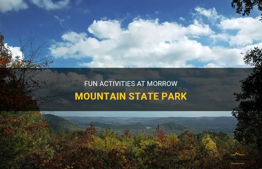 things to do at morrow mountain state park