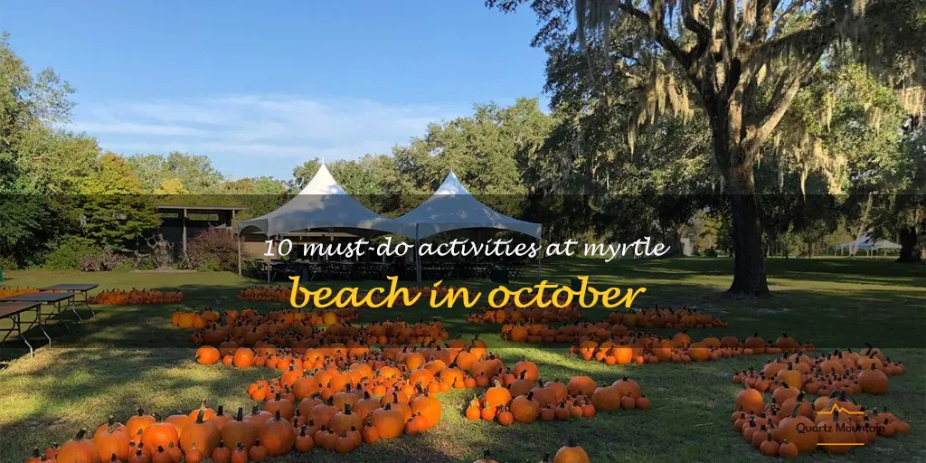 things to do at myrtle beach in october