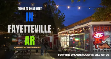 Exploring the Nightlife: Top Activities to Experience in Fayetteville, AR After Dark
