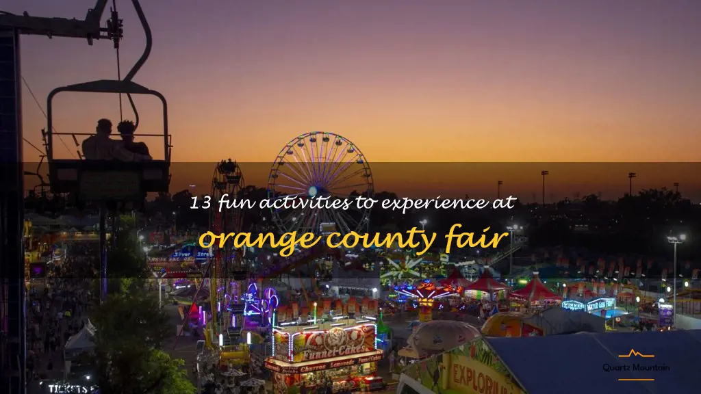 things to do at Orange County Fair