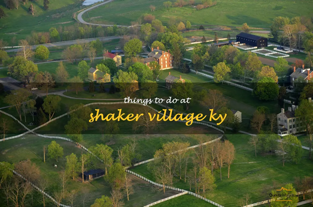 things to do at shaker village ky