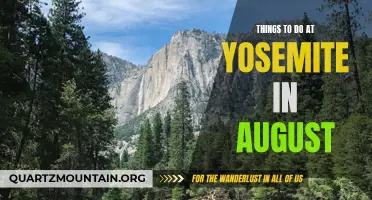 13 Must-Do Activities at Yosemite National Park in August