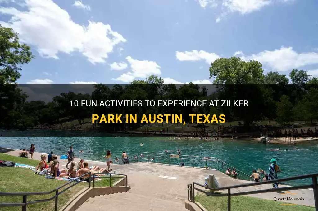 things to do at zilker park austin texas