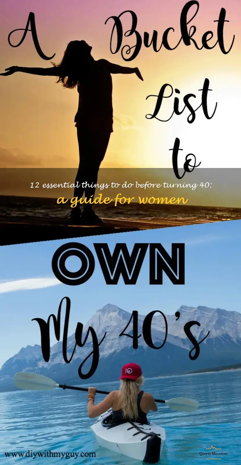 things to do before 40 for women
