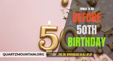 13 Things to Do Before Your 50th Birthday