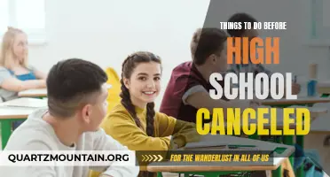 11 Things to Do Before High School Gets Canceled