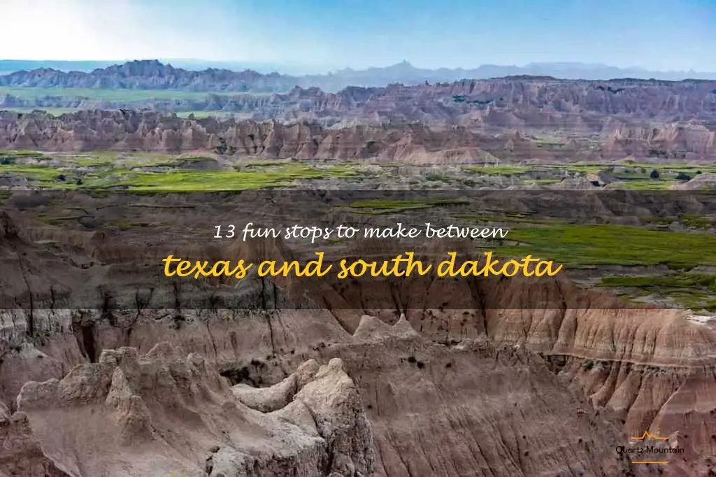 things to do between texas and south dakota