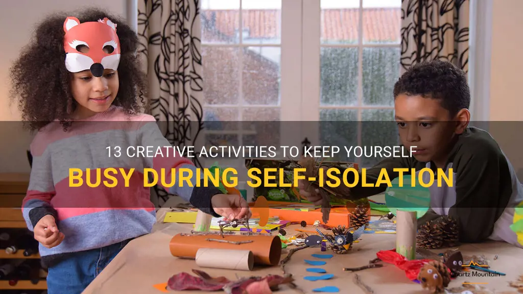 things to do during self-isolation