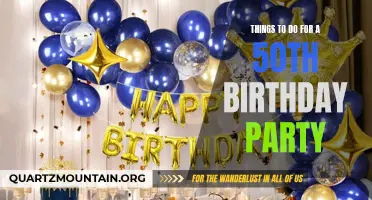 Fun and Unique Ideas for a Memorable 50th Birthday Celebration