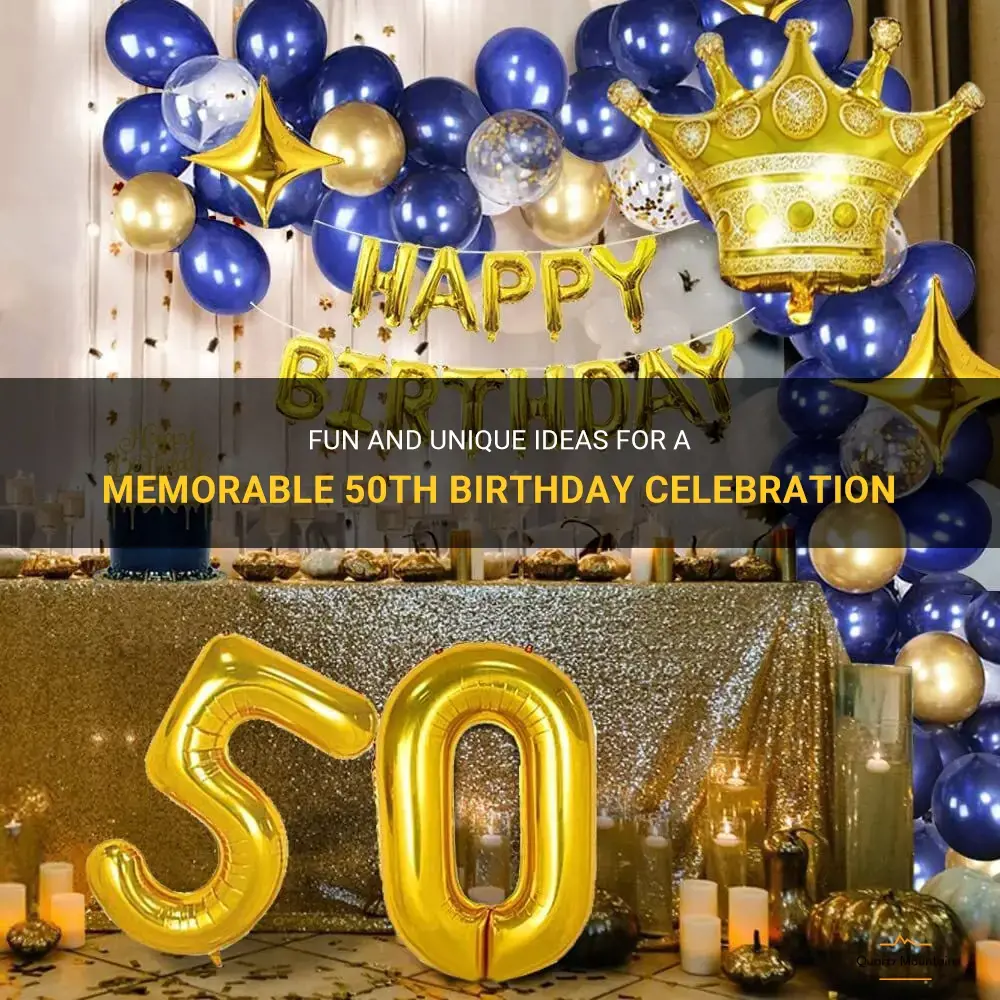 things to do for a 50th birthday party